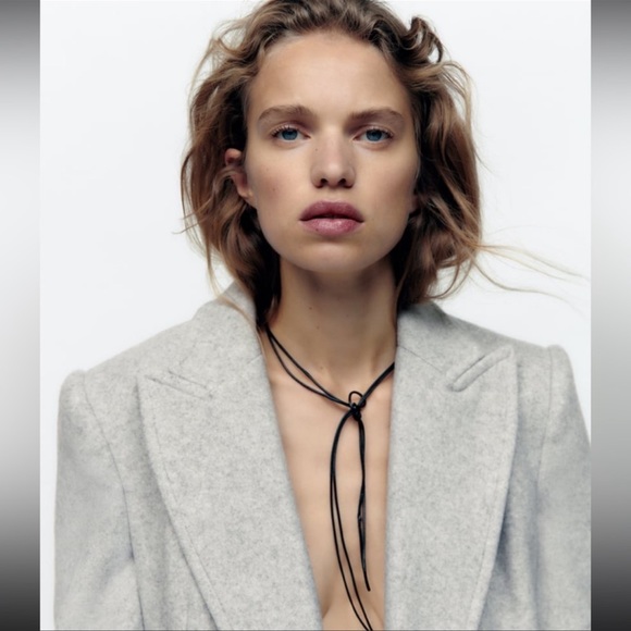 NWT Zara Tailored Double Breasted Blazer Size M - Picture 12 of 16